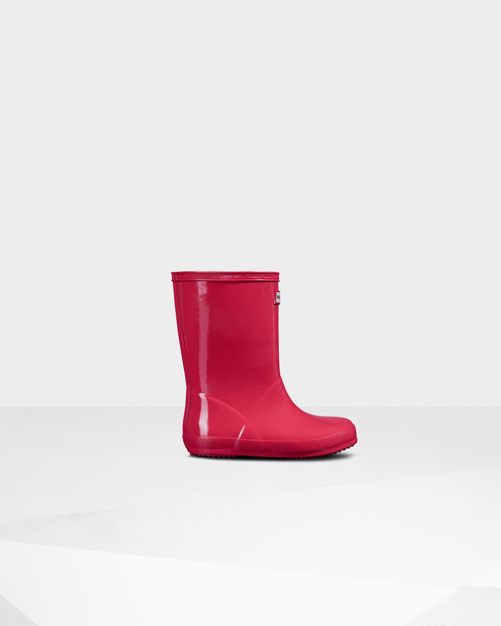 Galochas Hunter Criança Rosa - Original First Classic Gloss - 18RFISMGW